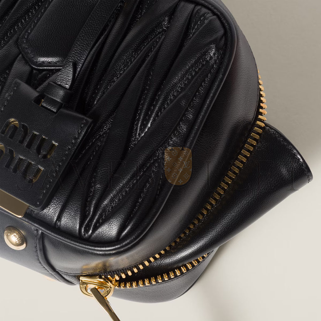 MIU MIU ARCADIE MATELASSÉ NAPPA LEATHER BAG 5BB148 (22*10.5*7.5cm) MIU MIU ARCADIE MATELASSÉ NAPPA LEATHER BAG 5BB148 (22*10.5*7.5cm)